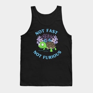 Not fast not ferrous with turtle Tank Top